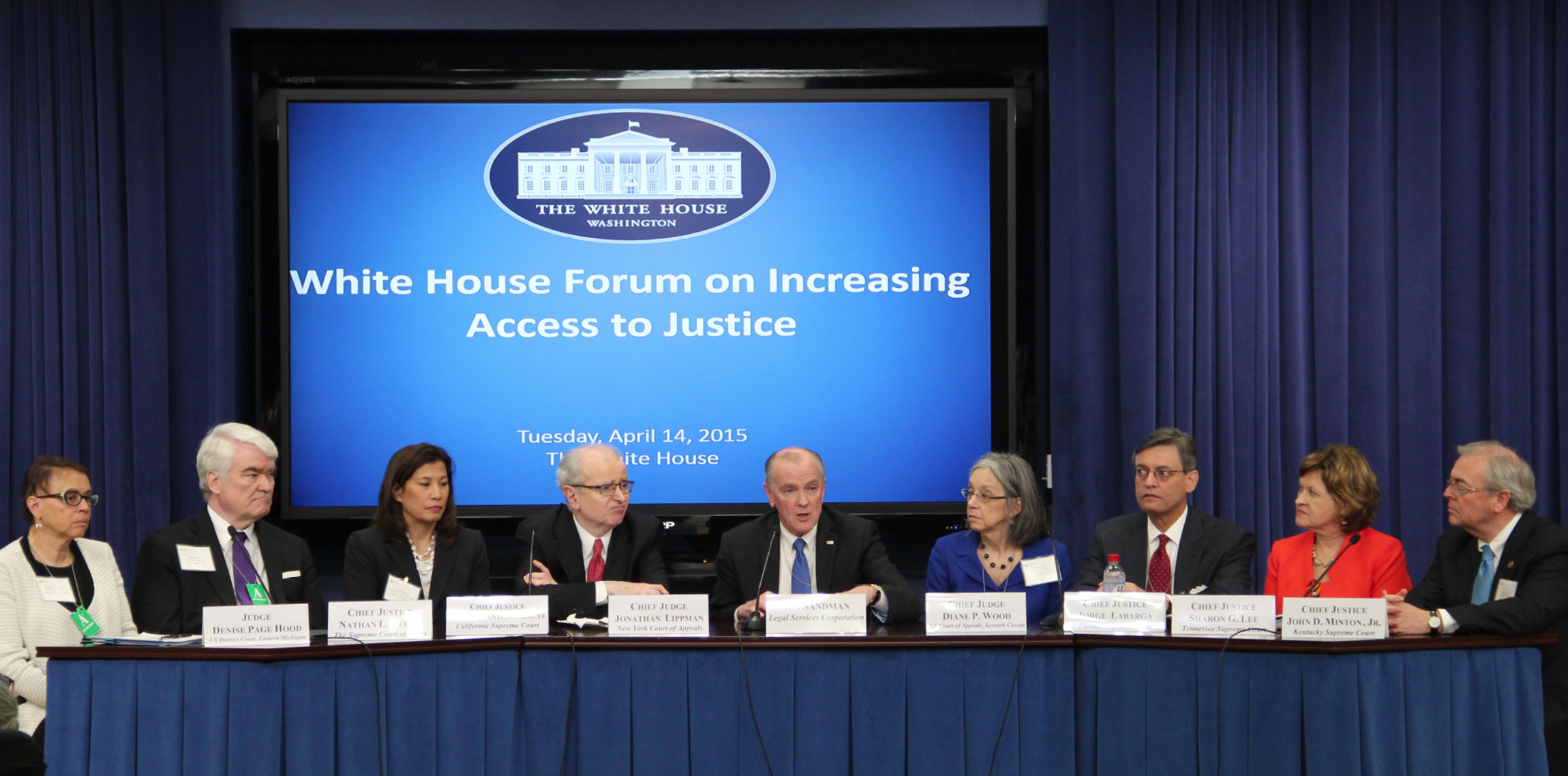 2015 WH Access to Justice Panel Photo