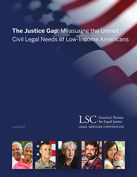 Justice Gap Report Cover Image