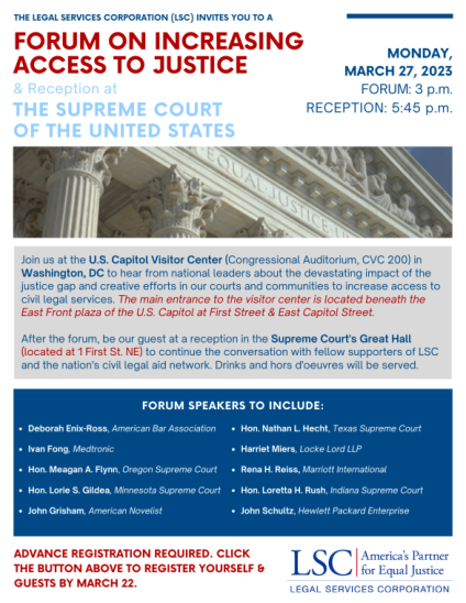 Forum on Increasing Access to Justice 